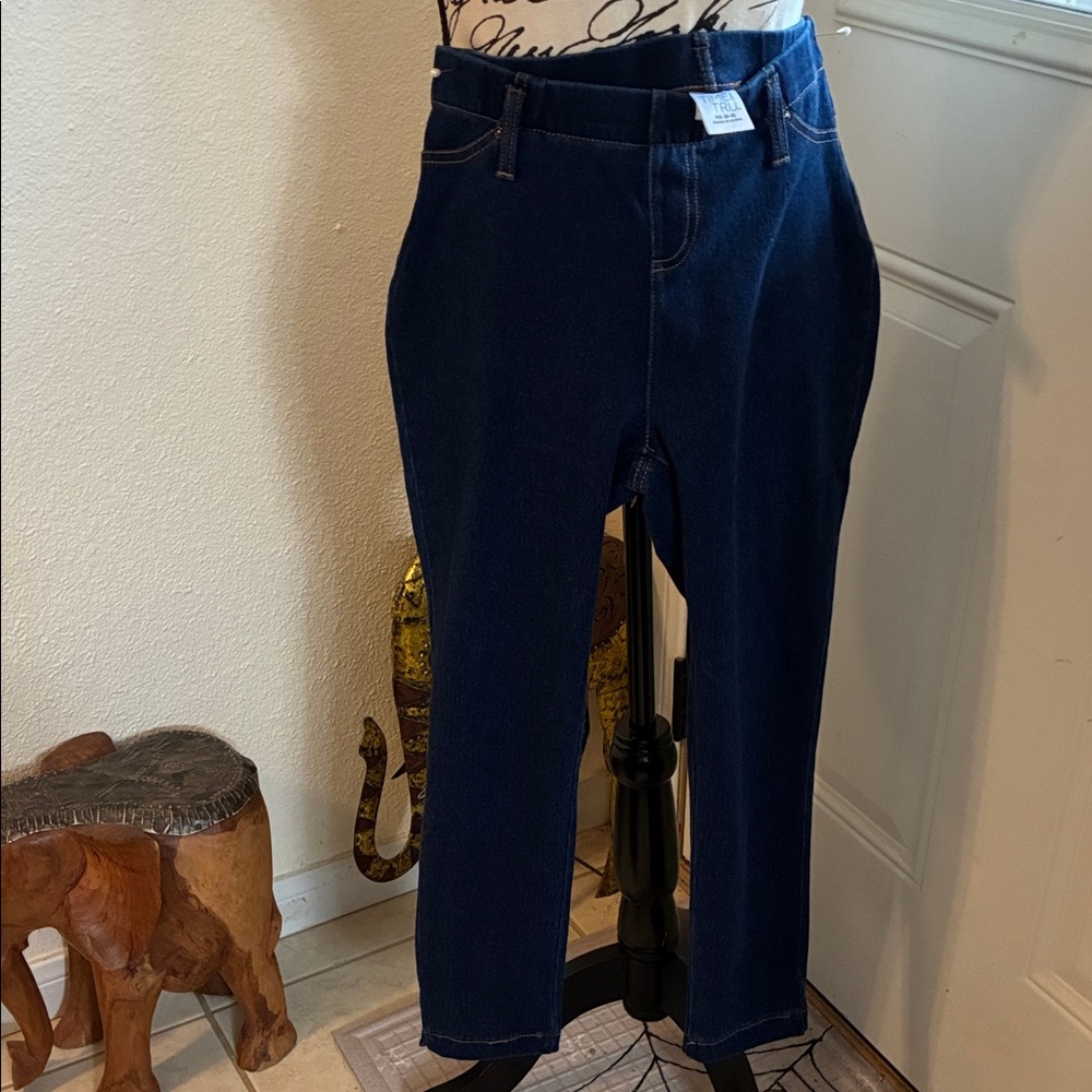 Time and Tru Dark Blue Straight Leg Jeans